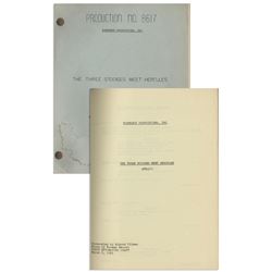 Three Stooges Meet Hercules Moe Howard Personal Script