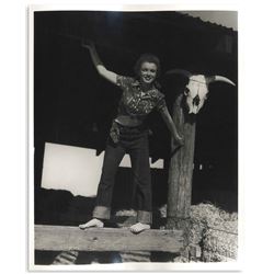 Original 8  x 10  Photograph of Marilyn Monroe Taken by Andre de Dienes in 1945