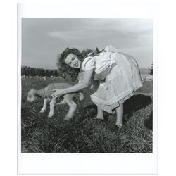 Original 8  x 10  Photograph of Marilyn Monroe Taken by Andre de Dienes in 1945