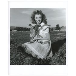 Original 8  x 10  Photograph of Marilyn Monroe Taken by Andre de Dienes in 1945