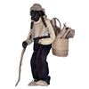 Image 1 : Shirley Temple Owned Dried Apple Doll w Walking Stick