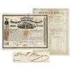 Image 1 : American Express Stock Signed by William Fargo