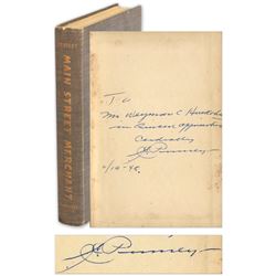 J.C. Penney ''Main Street Merchant'' Book Signed