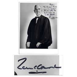 U.S. Supreme Court Justice Tom C. Clark Signed Photo