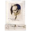 Image 1 : J. Edgar Hoover Signed Portrait Print -- From 1939