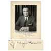 Image 1 : J. Edgar Hoover Signed Photograph w FBI Envelope