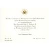 Image 2 : Invitations to the Investiture Ceremony of John Roberts