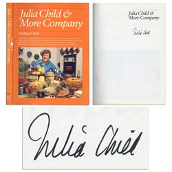 ''Julia Child & More Company'' Signed Cook Book