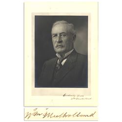 Rare Portrait Photo Signed by William Mulholland