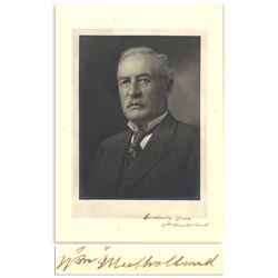 Rare Portrait Photo Signed by William Mulholland