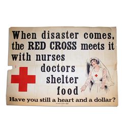 When Disaster Comes, the Red Cross Meets It Poster