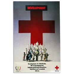 American Red Cross Youth Development Vintage Poster