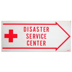 American Red Cross Signage -- ''Disaster Service Center''