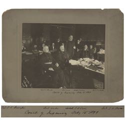 Military Court of Inquiry 1899 Chicago Cabinet Photo