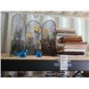 Image 1 : Painted Glass Divider & Pucture Framed Cat A