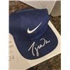 Image 3 : Signed Navy Blue Cap by Tiger Woods Cat A