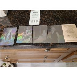 Marlilyn Monroe & More Set of 4 Hologram Cards Cat A