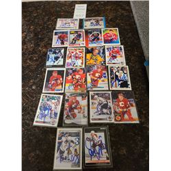 Signed Hockey Trading Cards Cat A