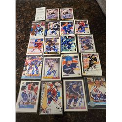 Signed Hockey Trading Cards Cat A