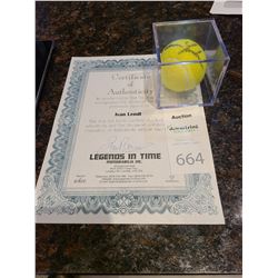 Ivan Lendl signed TennisBall Cat A