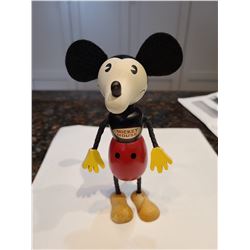 Vintage Disney's Wooden Mickey Mouse from Schylling c1930's Cat A