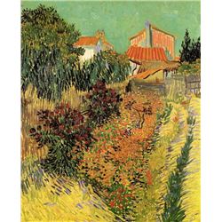 Van Gogh - Garden Behind A House