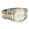 Image 3 : Rolex Mens 2 Tone MOP Diamond 36MM Oyster Perpetual Datejust Wristwatch