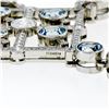 Image 9 : Tiffany & Co. Jazz Platinum 7.20 ctw Round Aquamarine Diamond Chandelier Necklac