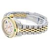 Image 5 : Rolex Ladies 2 Tone MOP Sapphire & Diamond, Emerald Datejust Wristwatch 26MM