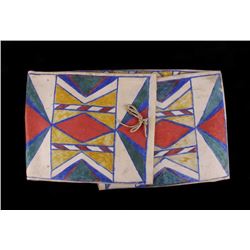 Umatilla Polychrome Parflecehe Envelope c. 1890