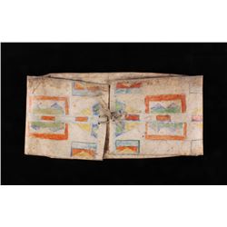 Shoshone Polychrome Parfleche Envelope c. 1800's