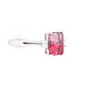 Image 5 : Bi-Color Watermelon Tourmaline & Diamond Ring