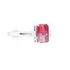 Image 8 : Bi-Color Watermelon Tourmaline & Diamond Ring