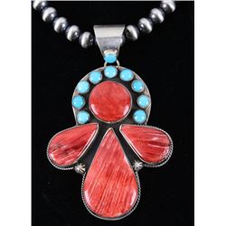 Navajo Yazzie Kingman & Spiny Oyster Necklace