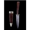 Image 1 : 19th C. Presentation Miniature Silver Inlaid Knife