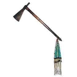Northern Cheyenne Pipe Tomahawk Beaded Drop c.1880
