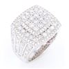 Image 5 : Outstanding Men's 14K Ring with 5.56ct of Diamonds