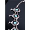 Image 7 : Navajo Old Pawn Royston Turquoise Squash Blossom