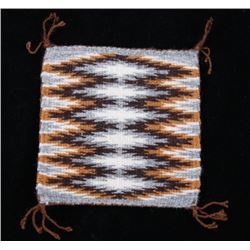 Small Navajo Eye Dazzler Salesman Sample Rug