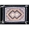 Image 1 : Navajo Two Grey Hills Wool Salesman Sample Rug