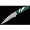 Image 1 : Kershaw Leek Malachite & MOP Combo Knife