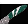 Image 5 : Kershaw Leek Malachite & MOP Combo Knife