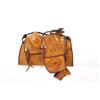Image 2 : 20th C. Tooled Salesman Sample Saddle Purse