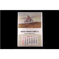 Grogan Robinson Lumber Co. C. Russell Calendar
