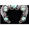 Image 13 : Navajo Cripple Creek Turquoise Squash Blossom
