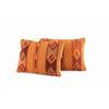 Image 6 : Autumn Medallion Wool Set of Two Pillows by Ruiz
