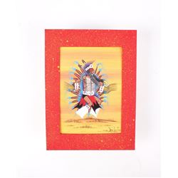 Original Dau-Law-Taine Kiowa Fancy Dancer Painting