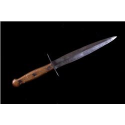 Double Sided Oak Handle Dagger C. Early 1900's