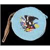 Image 1 : Nez Perce Beaded American Eagle Coin Purse c.1930s