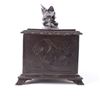 Image 6 : 19th Century Carved Black Forest Cigar Humidor Box